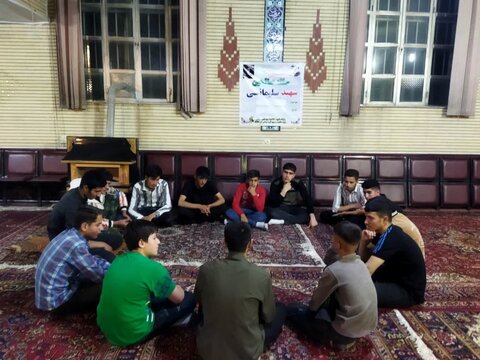 تصاویر/ حضور طلاب مدرسه علمیه امام علی علیه السلام سلماس در روستای حبشی سلماس