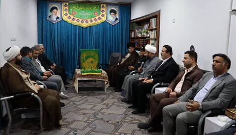 تصاویر/ دیدار خدام رضوی با امام جمعه دیلم