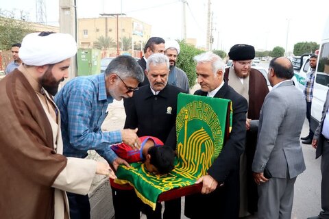 تصاویر/ دیدار خدام رضوی با امام جمعه دیلم