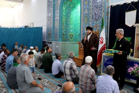 تصاویر/ کاروان زیر سایه خورشید در جمع مردم امام حسن