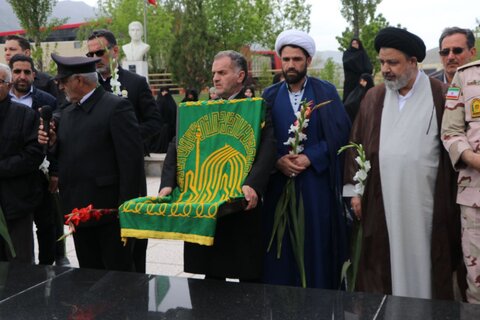 تصاویر/ حضور کاروان زیر سایه خورشید در شهرستان ماکو