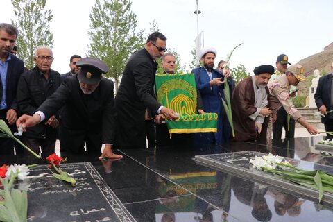 تصاویر/ حضور کاروان زیر سایه خورشید در شهرستان ماکو