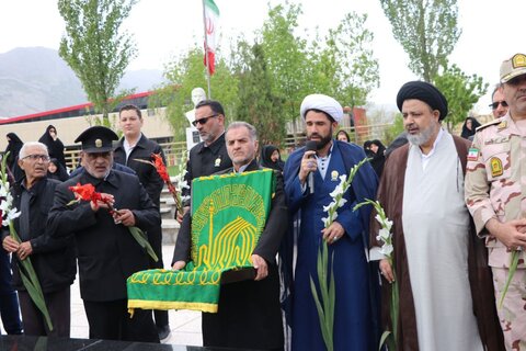 تصاویر/ حضور کاروان زیر سایه خورشید در شهرستان ماکو