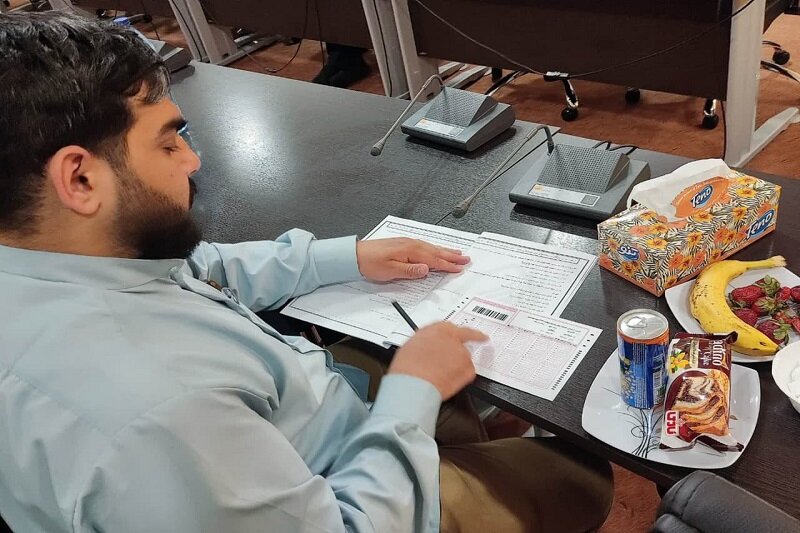 آزمون سراسری جذب نخبگان علمیه کرمانشاه برگزار شد+ عکس