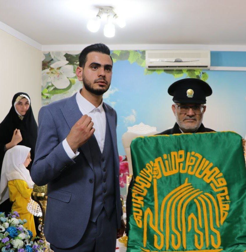 عقد دو جوان ارومیه ای به حضور خادمان آستان قدس رضوی