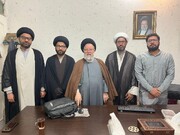 हौज़ा ए इल्मिया अलविलाया के प्रबंधकों की आयतुल्लाह क़ज़्वीनी से मुलाकात