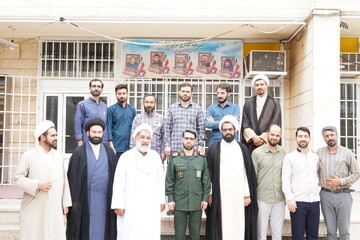 تصاویر/ دیدار جانشین سپاه علی‌ بن‌ ابی‌طالب(ع) استان قم با اعضای سازمان بسیج طلاب و روحانیون استان قم