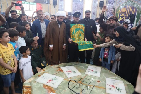 حضور خادمین حرم مطهر رضوی در بندرامام خمینی (ره)