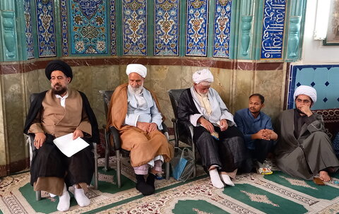 تصاویر/ آئین بزرگداشت شهید آیت‌الله مطهری در مدرسه علمیه آیت‌الله مدنی کاشانی(ره)