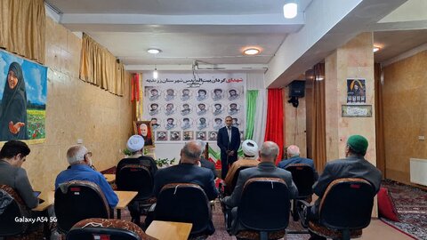 تصاویر/برگزاری یادواره شهدای گردان بیت المقدس در زرندیه