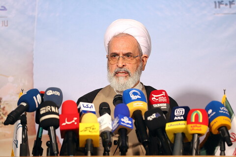 تصاویر/ نشست خبری همایش بین‌المللی یکصدمین سالگشت بازتأسیس حوزه علمیه قم