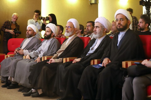 تصاویر/ نشست خبری همایش بین‌المللی یکصدمین سالگشت بازتأسیس حوزه علمیه قم