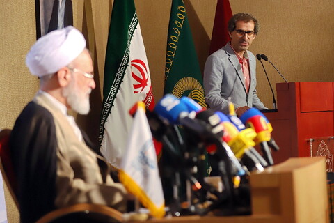 تصاویر/ نشست خبری همایش بین‌المللی یکصدمین سالگشت بازتأسیس حوزه علمیه قم