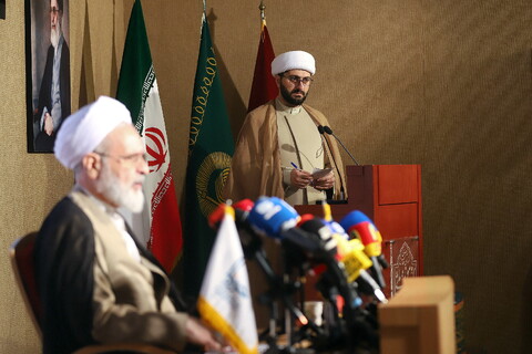 تصاویر/ نشست خبری همایش بین‌المللی یکصدمین سالگشت بازتأسیس حوزه علمیه قم