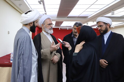 تصاویر/ حاشیه های نشست خبری همایش بین‌المللی یکصدمین سالگشت بازتأسیس حوزه علمیه قم