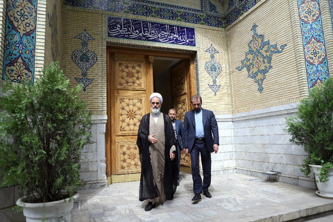تصاویر/ حاشیه های نشست خبری همایش بین‌المللی یکصدمین سالگشت بازتأسیس حوزه علمیه قم