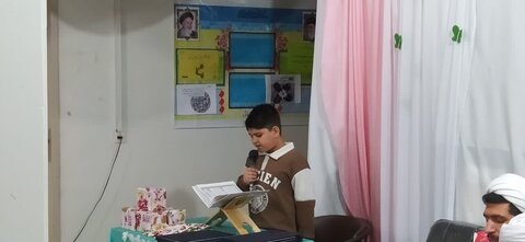 تصاویر/ مراسم گرامیداشت مقام معلم در مدرسه علمیه نجمه خاتون تکاب