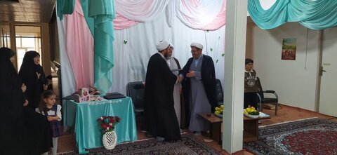 تصاویر/ مراسم گرامیداشت مقام معلم در مدرسه علمیه نجمه خاتون تکاب