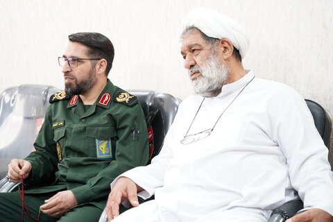 تصاویر/ دیدار جانشین سپاه علی بن ابی طالب(ع) قم با رئیس سازمان بسیج طلاب و روحانیون استان قم