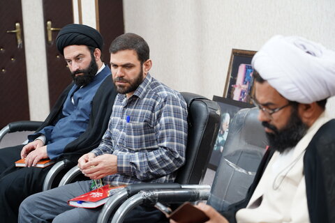 تصاویر/ دیدار جانشین سپاه علی بن ابی طالب(ع) قم با رئیس سازمان بسیج طلاب و روحانیون استان قم