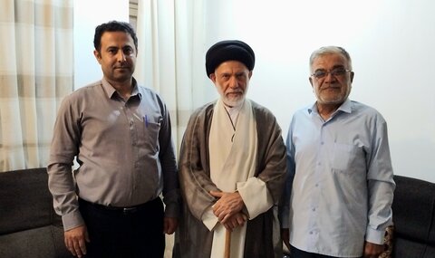 تصاویر/ دیدار امام جمعه دیر با معلمان جانباز