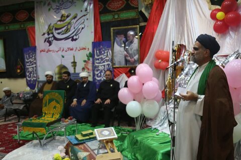 تصاویر/ استقبال از خدام رضوی در روستای تلخو شهرستان دشتی