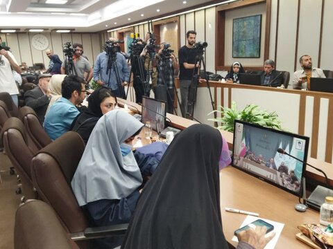 تصاویر/ نشست خبری محسن جوادی، معاون فرهنگی وزارت فرهنگ و ارشاد اسلامی در خصوص سی و ششمین نمایشگاه بین المللی