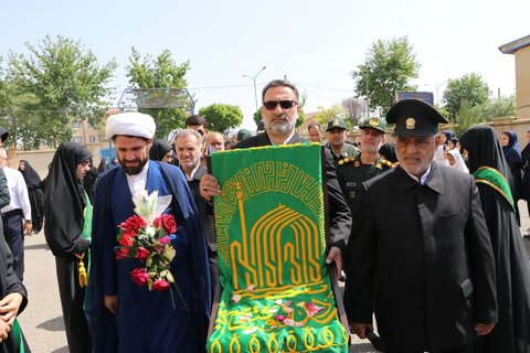 تصاویر/ حضور کاروان زیر سایه خورشید در شهرستان چایپاره