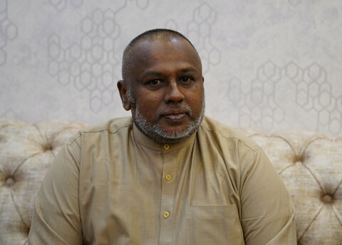 تصاویر/ نشست مهمانان بین‌المللی همایش صدمین سالگشت بازتأسیس حوزه علمیه قم با نماینده رهبر انقلاب در بنگلادش