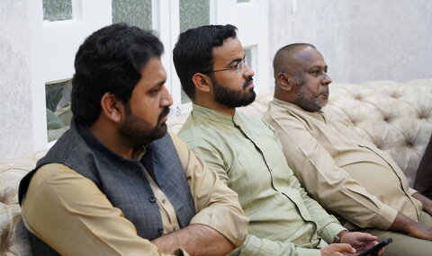 تصاویر/ نشست مهمانان بین‌المللی همایش صدمین سالگشت بازتأسیس حوزه علمیه قم با نماینده رهبر انقلاب در بنگلادش