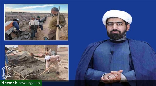 خدمات جهادی راه سعادت با حضور طلبه مهندس‌ها امید را در مناطق محروم زنده می‌کند