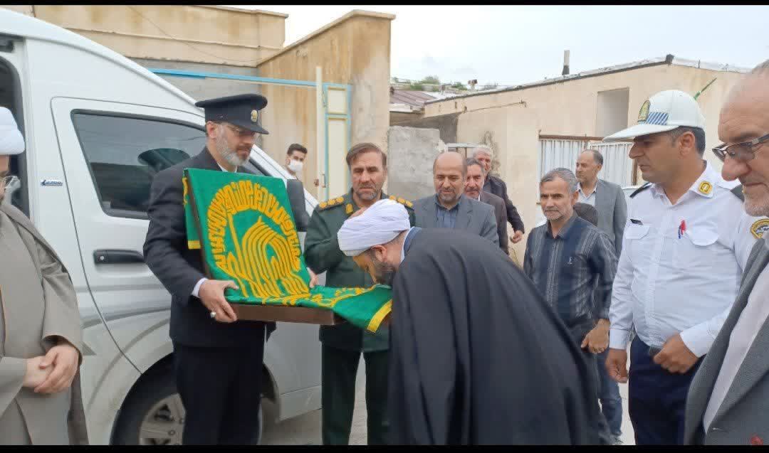 فیلم| حضور کاروان زیر سایه خورشید در شهرستان میانه