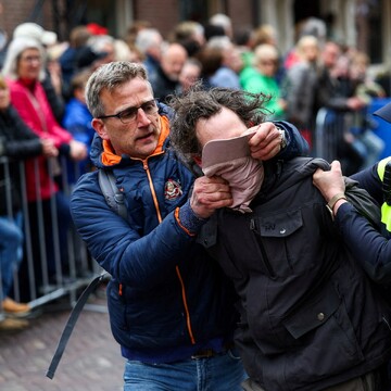 برخورد خشونت‌بار پلیس هلند با معترضین جنگ غزه