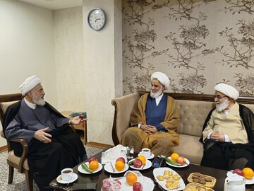 دیدار نایب رئیس مجلس اعلای شیعیان لبنان با دو شخصیت حوزوی