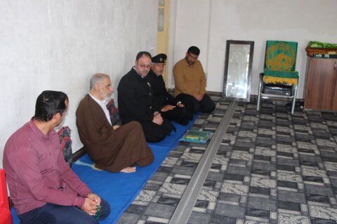 تصاویر/ دیدار خادمان امام رضا(ع) با یکی از روحانیون شُنبه