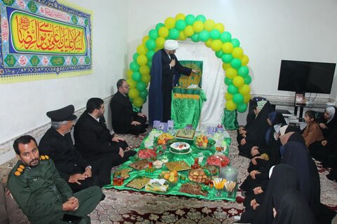 تصاویر/ جشن خانگی دهه کرامت با حضور خدام رضوی