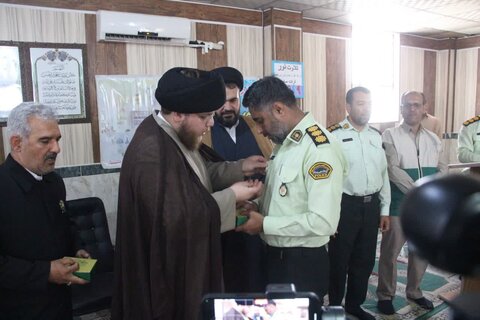 تصاویر/ کاروان زیر سایه خورشید در جمع سبزپوشان نیروی انتظامی