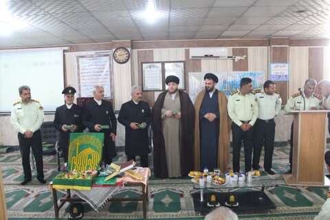 تصاویر/ کاروان زیر سایه خورشید در جمع سبزپوشان نیروی انتظامی