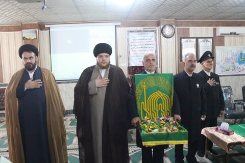 تصاویر/ کاروان زیر سایه خورشید در جمع سبزپوشان نیروی انتظامی