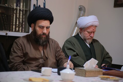 تصاویر / جلسه هماهنگی همایش یکصدمین سالگشت باز تأسیس حوزه علمیه قم