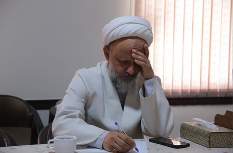 تصاویر / جلسه هماهنگی همایش یکصدمین سالگشت باز تأسیس حوزه علمیه قم