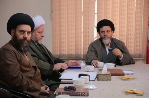 تصاویر / جلسه هماهنگی همایش یکصدمین سالگشت باز تأسیس حوزه علمیه قم