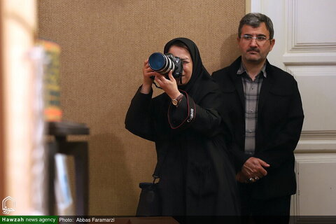 Photos/Point de presse pour la Conférence internationale sur le centenaire du séminaire de Qom