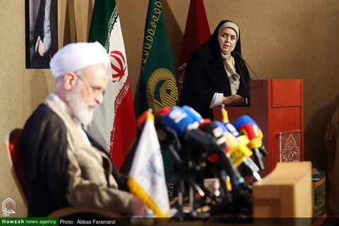 Photos/Point de presse pour la Conférence internationale sur le centenaire du séminaire de Qom