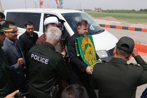 تصاویر/ حضور کاروان زیر سایه خورشید در شهرستان باروق