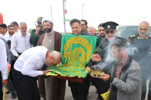 تصاویر/ حضور کاروان زیر سایه خورشید در شهرستان باروق