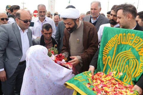 تصاویر/ حضور کاروان زیر سایه خورشید در شهرستان باروق