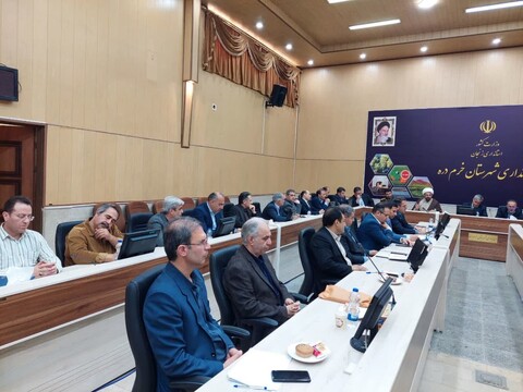 تصاویر/ اولین جلسه شورای اداری شهرستان خرمدره
