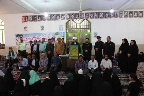 تصاویر/ حضور خادمان رضوی در امامزاده سید حبیب الله شهر ریز