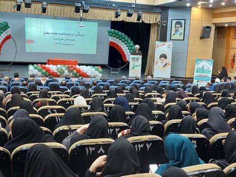 تصاویر/ همایش بزرگ سپاس معلم در شهرستان خرمدره
